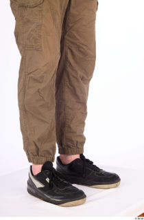 Dash black athletic shoes brown cargo pants calf casual dressed…